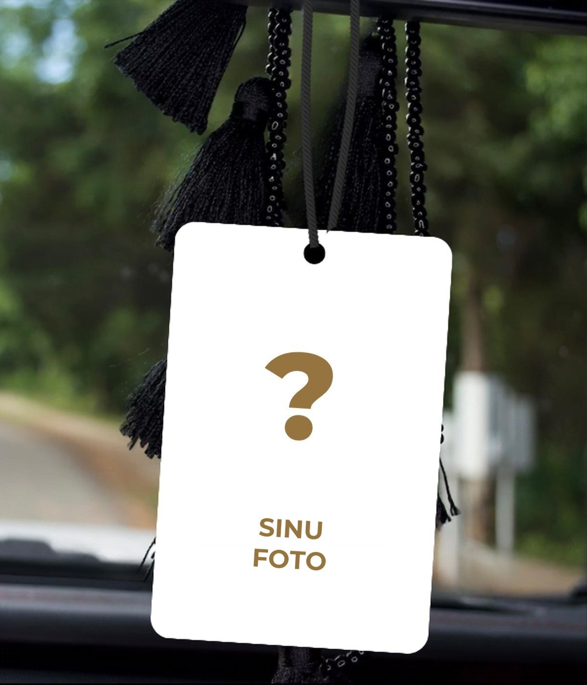 Personaliseeritud autolõhnastaja fotoga