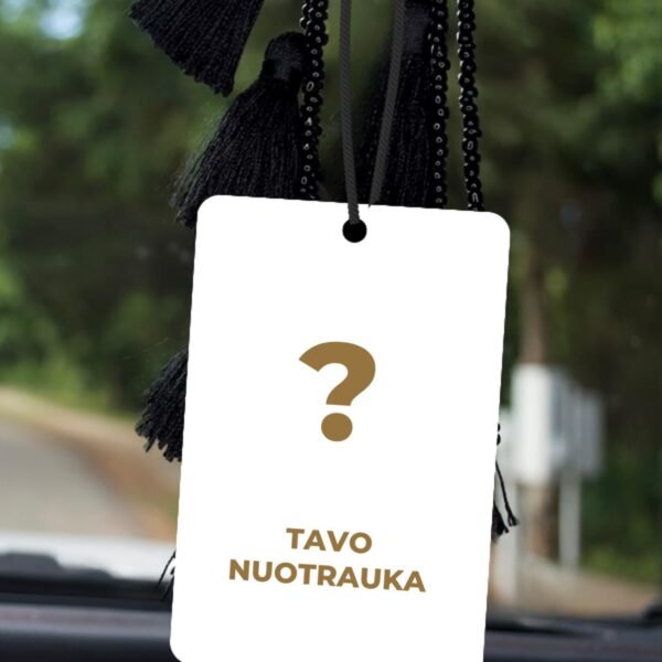 Personalizuotas automobilio kvapukas su nuotrauka
