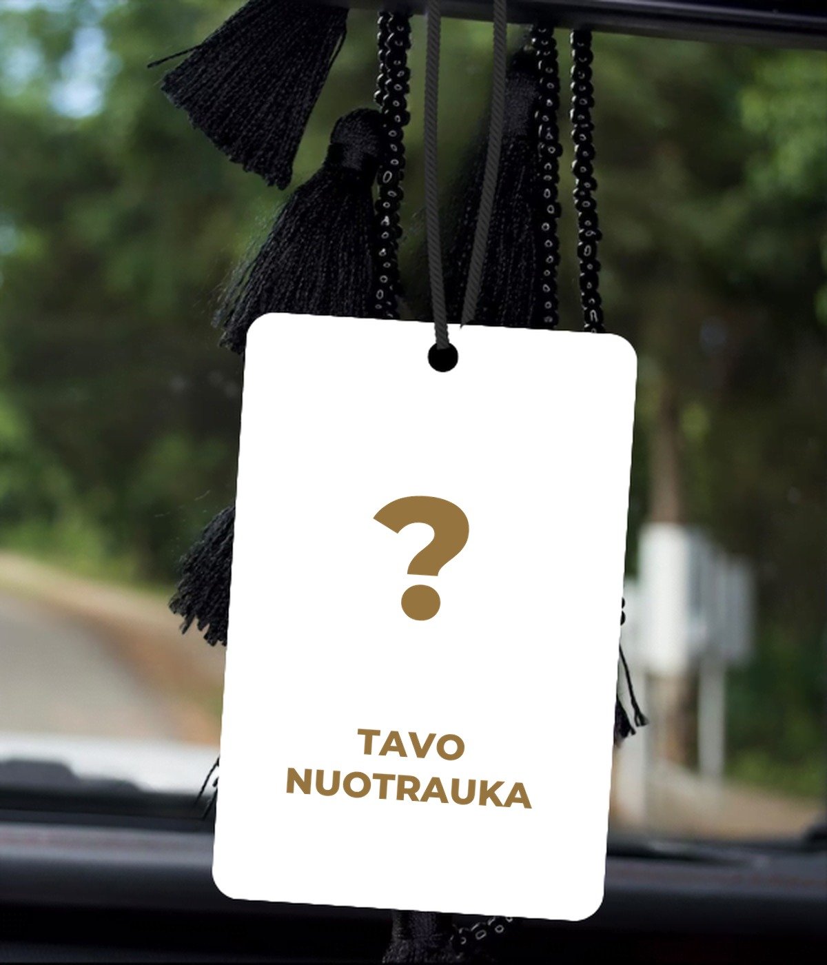 Personalizuotas automobilio kvapukas su nuotrauka