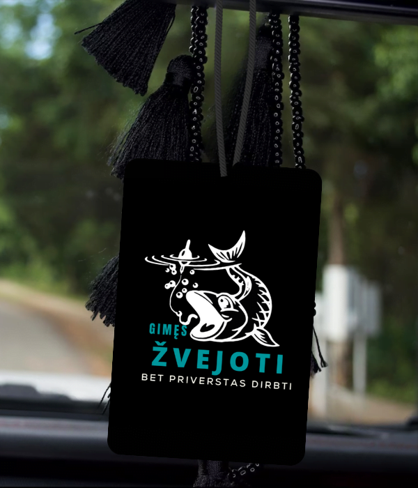 Automobilio kvapukas „Gimęs žvejoti“