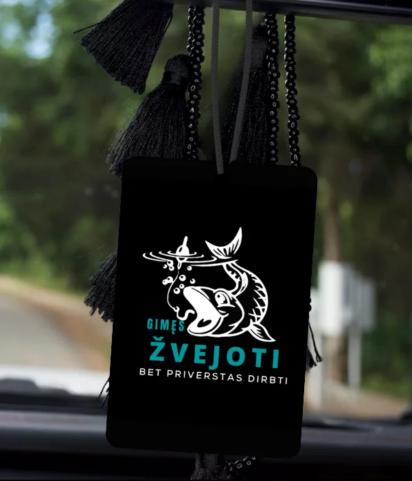 Automobilio kvapukas „Gimęs žvejoti“