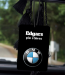 Personalizēts automašīnas aromatizators ar vārdu un BMW logotipu