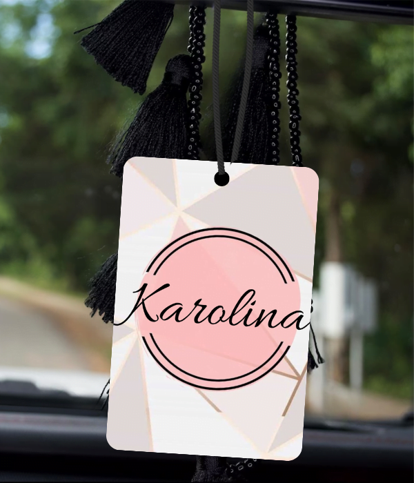 Personalizuotas automobilio kvapukas su vardu