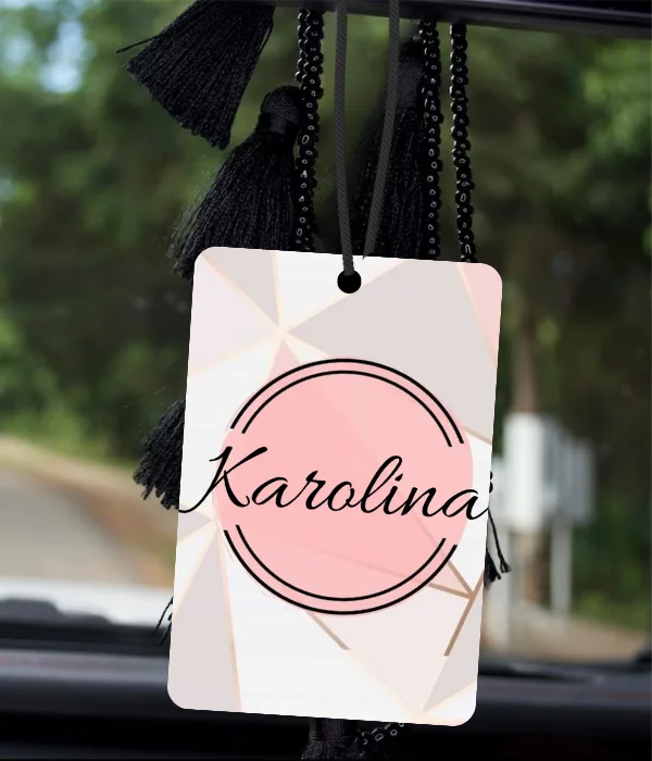 Personalizuotas automobilio kvapukas su vardu