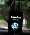 Personalizuotas automobilio kvapukas su vardu ir auto logo, 6 nuotrauka