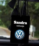 Personalizuotas automobilio kvapukas su vardu ir auto logo, 6 nuotrauka