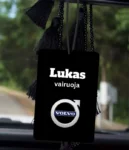 Personalizuotas automobilio kvapukas su vardu ir auto logo, 7 nuotrauka