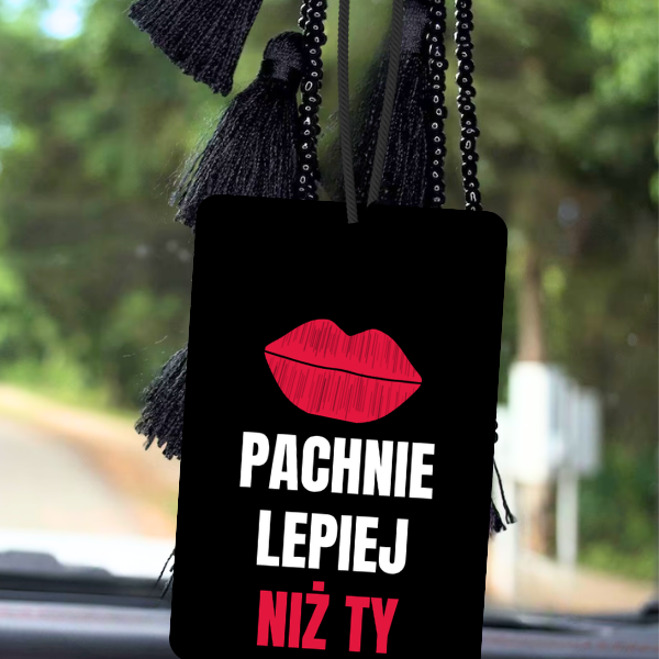 Zawieszka zapachowa Usta, Pachnie lepiej niż ty