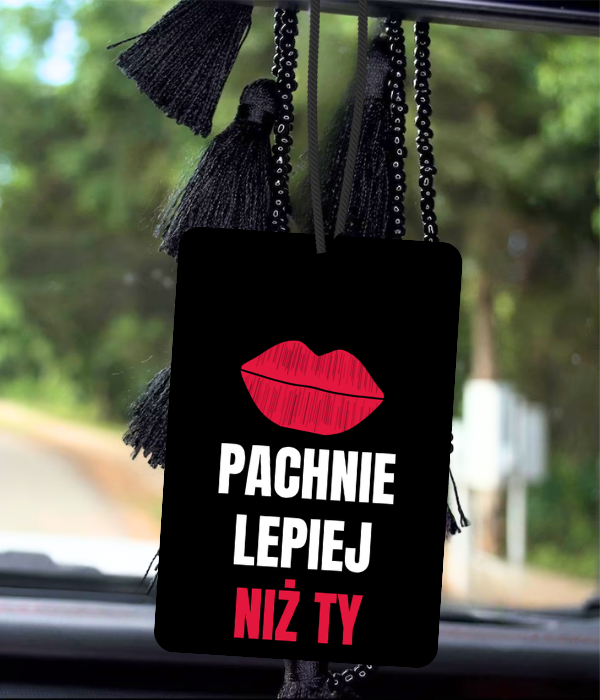 Zawieszka zapachowa Usta, Pachnie lepiej niż ty