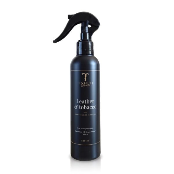Tahiti Scents purškiamas kvapas „Leather & tobacco“, 200 ml